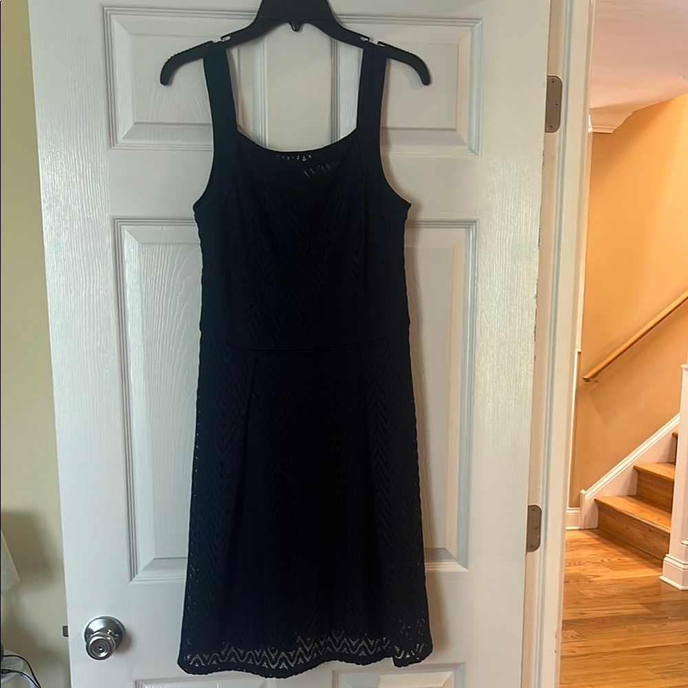 Casual Navy Sleeveless Dress